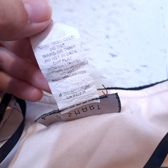 B. SMART | Black & tan tulle strapless mini prom dress - Picture 15 of 15